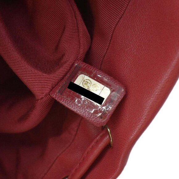 CHANEL Urban Spirit Quilted Leather Backpack Bag Red - Picture 12 of 13